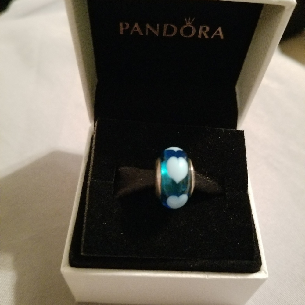 Pandora glass murano charm (authentic)